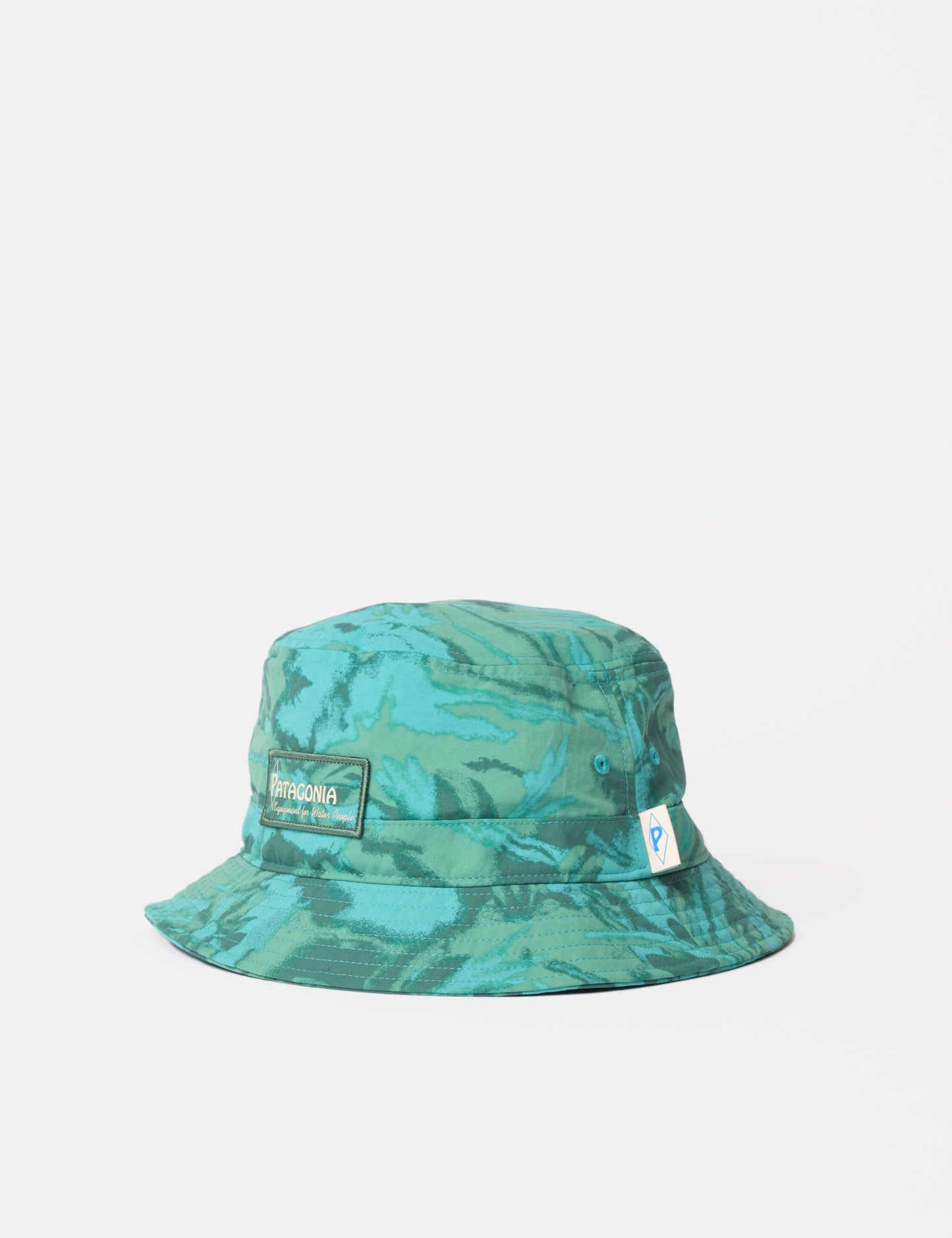 Pata Wavefarer Water People Banner Bucket Hat - Conifer Green