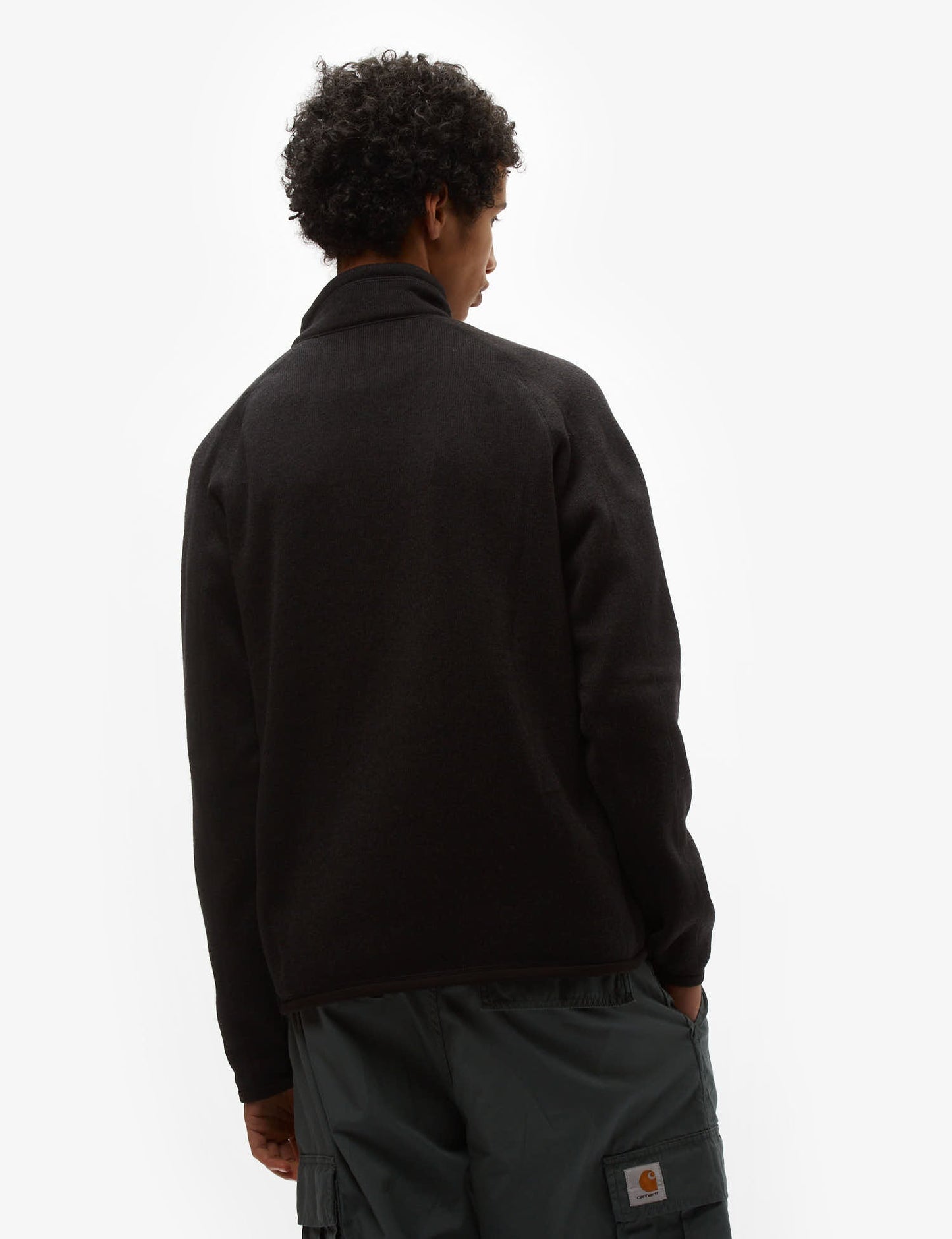 Pata Better Sweater 1/4 Zip Fleece - Black