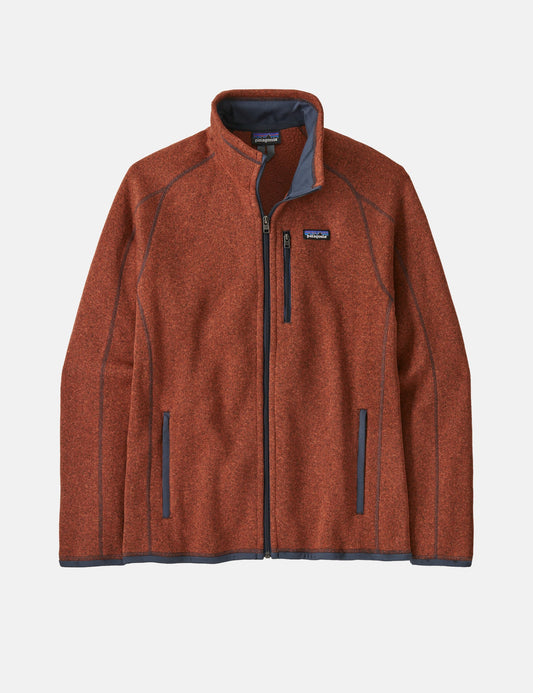 Pata Better Sweater Jacket - Burnished Red