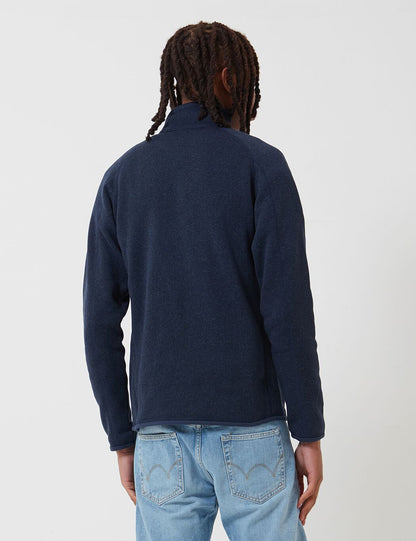 Pata Better Sweater Jacket - New Navy Blue