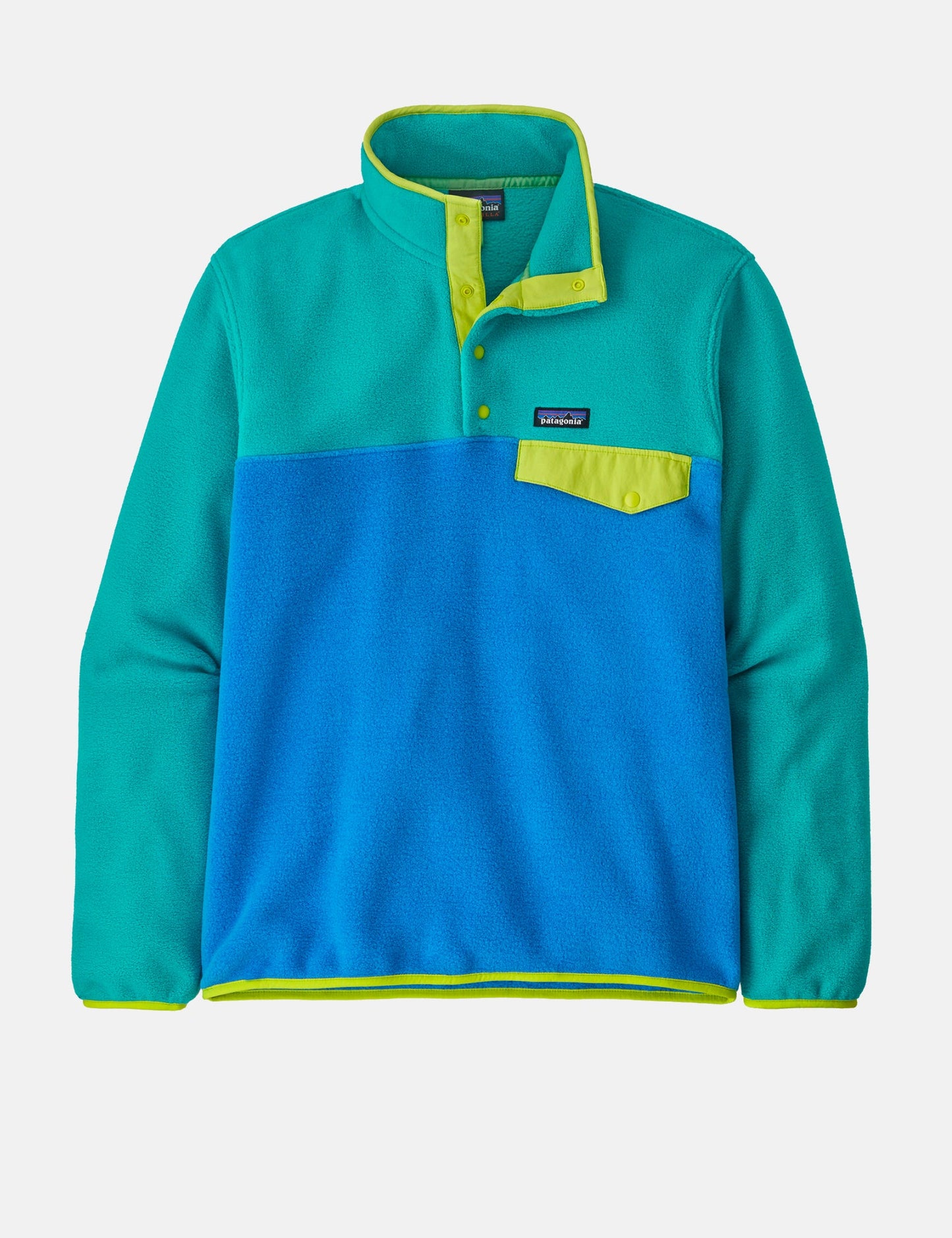 Pata Lightweight Synch Snap-T Fleece Pullover - Vessel Blue