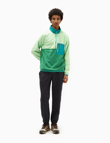 Pata Microdini 1/2 Zip Fleece Pullover - Gather Green