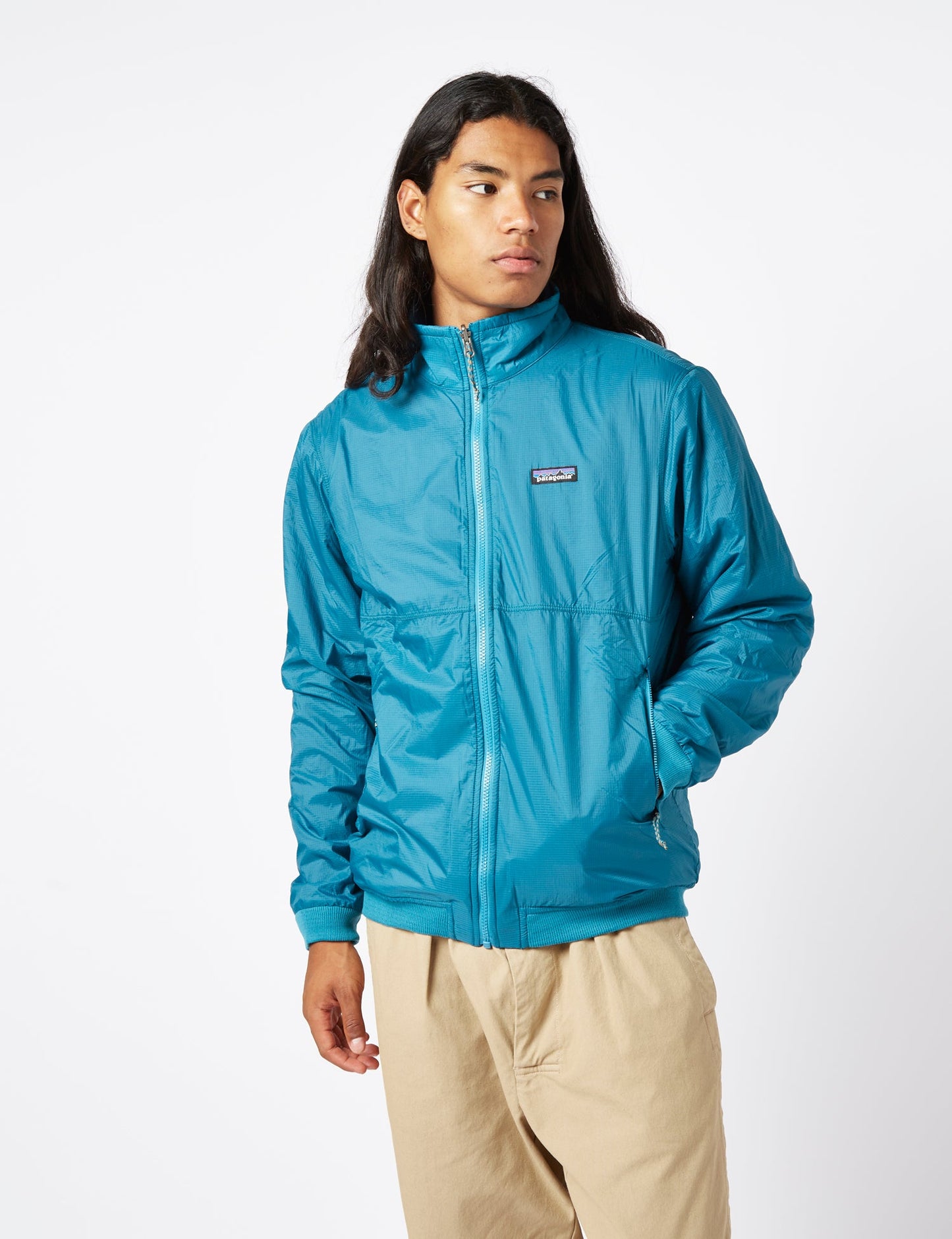 Pata Reversible Shelled Microdini Jacket - Belay Blue