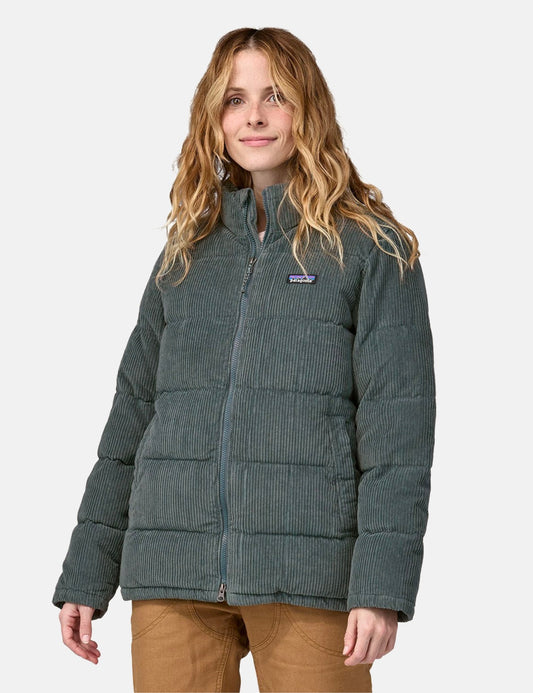 Pata Women's Cord Fjord Coat - Nouveau Green