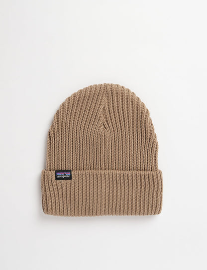 Pata Fishermans Rolled Beanie Hat - Ash Tan