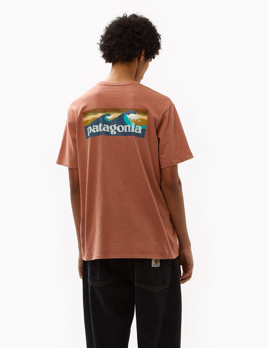 Pata Boardshort Logo Pocket T-Shirt - Sienna Clay