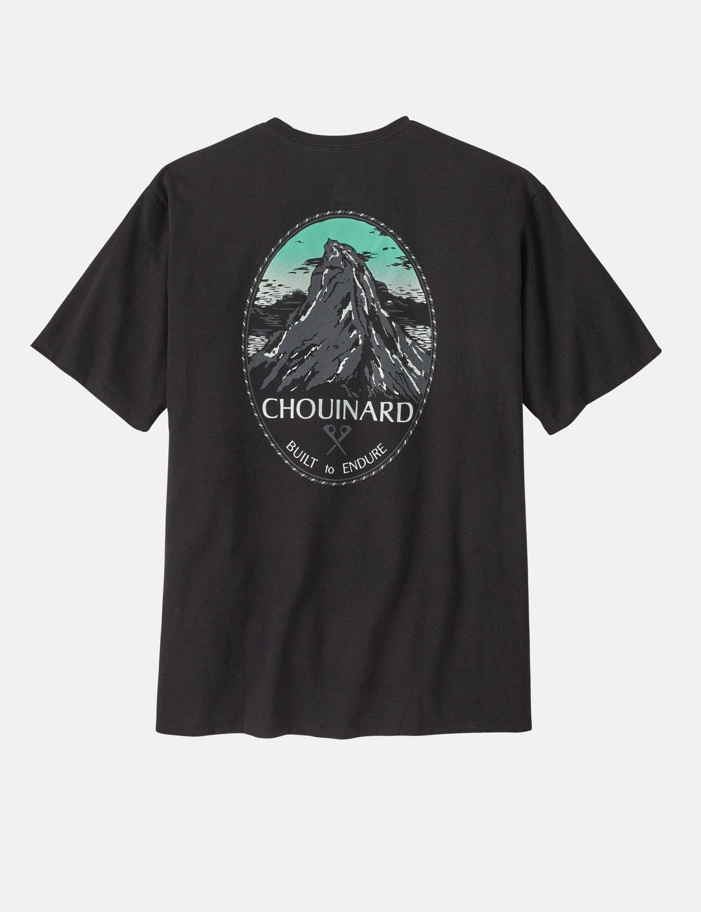 Pata Chouinard Crest Pocket Responsibili-Tee T-Shirt - Ink Black