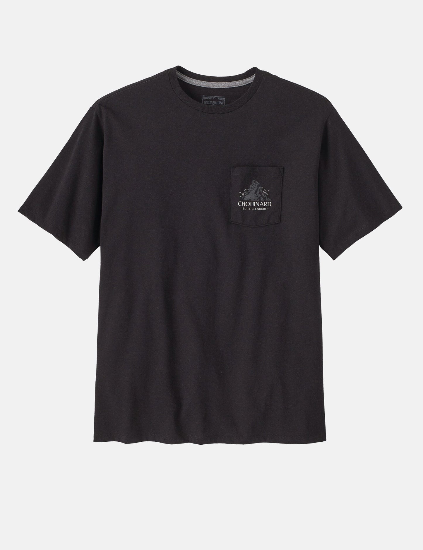 Pata Chouinard Crest Pocket Responsibili-Tee T-Shirt - Ink Black