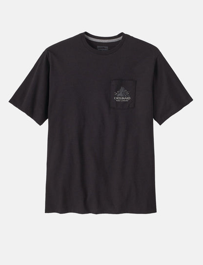 Pata Chouinard Crest Pocket Responsibili-Tee T-Shirt - Ink Black