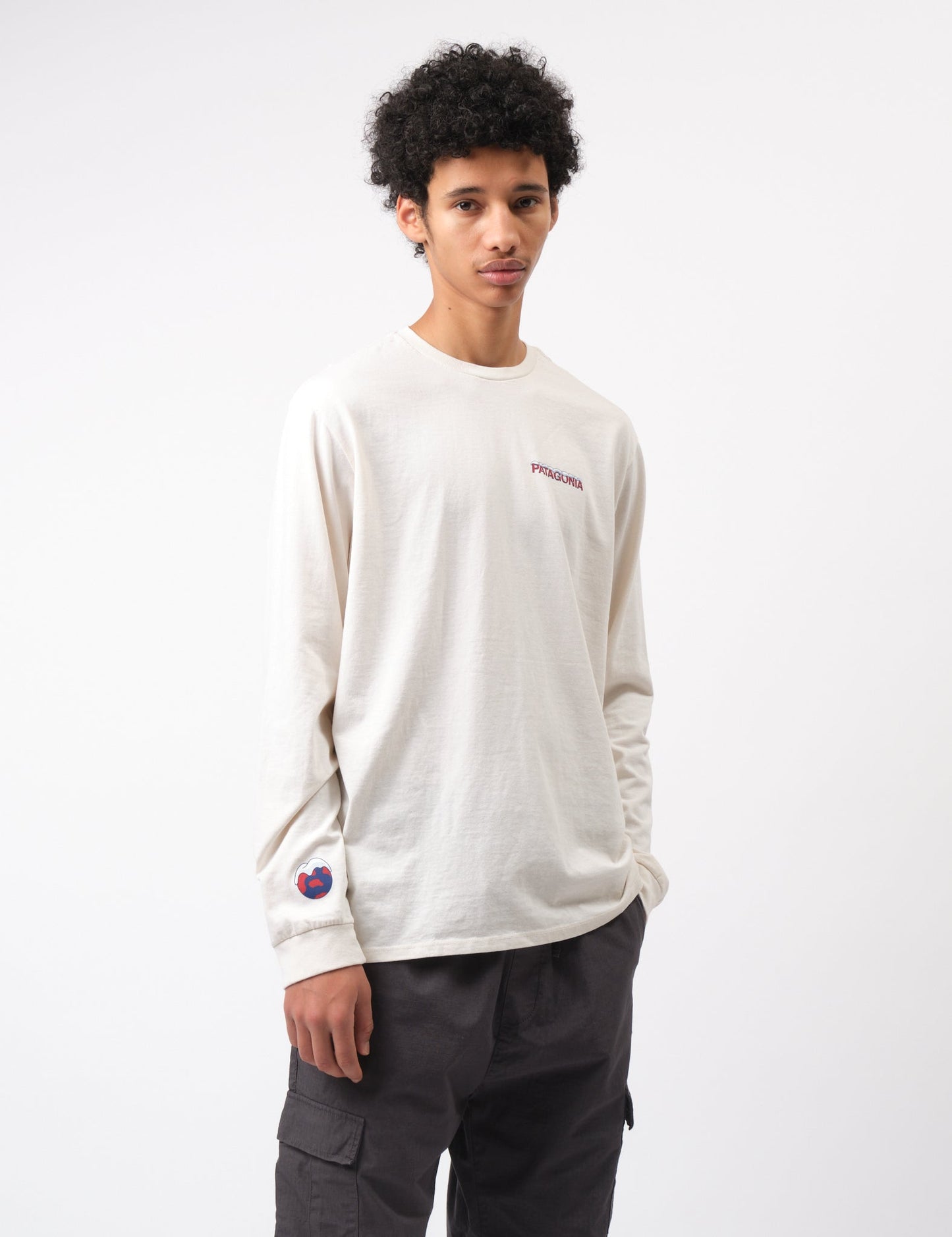 Pata Chill Long Sleeve T-Shirt - Birch White