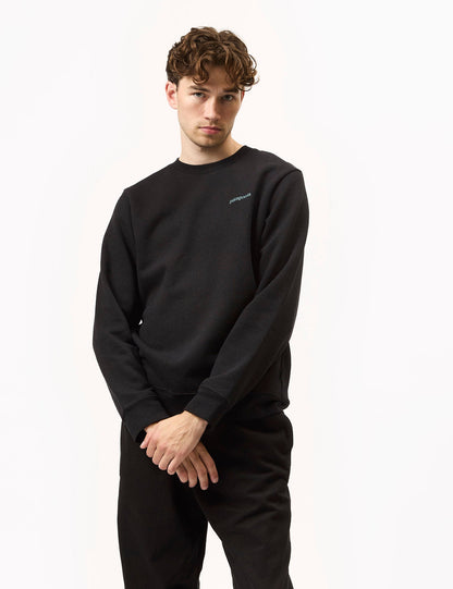 Pata Fitz Roy Icon Uprisal Crew Sweatshirt - Ink Black