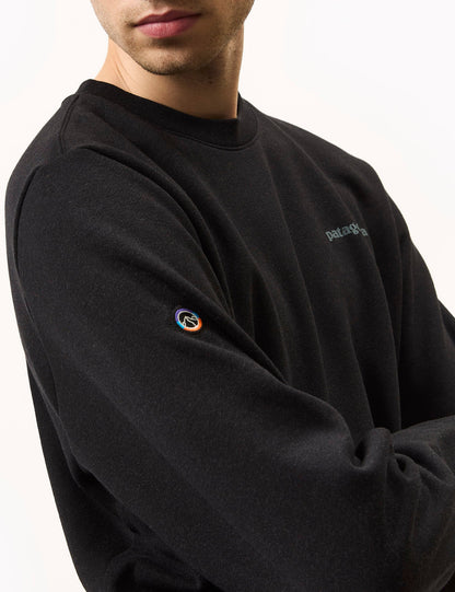 Pata Fitz Roy Icon Uprisal Crew Sweatshirt - Ink Black