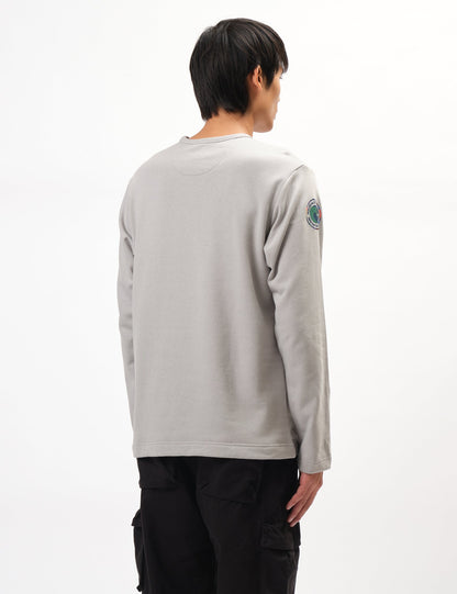 Pata Unity Fitz Wildrise Crew Sweatshirt - Salt Grey