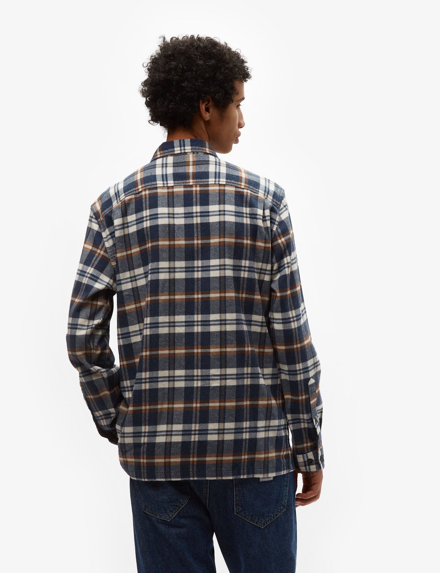 Pata Fjord Flannel Fields Shirt (Organic) - New Navy Blue