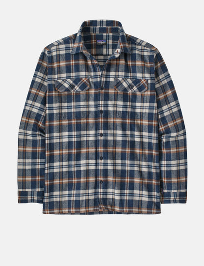 Pata Fjord Flannel Fields Shirt (Organic) - New Navy Blue