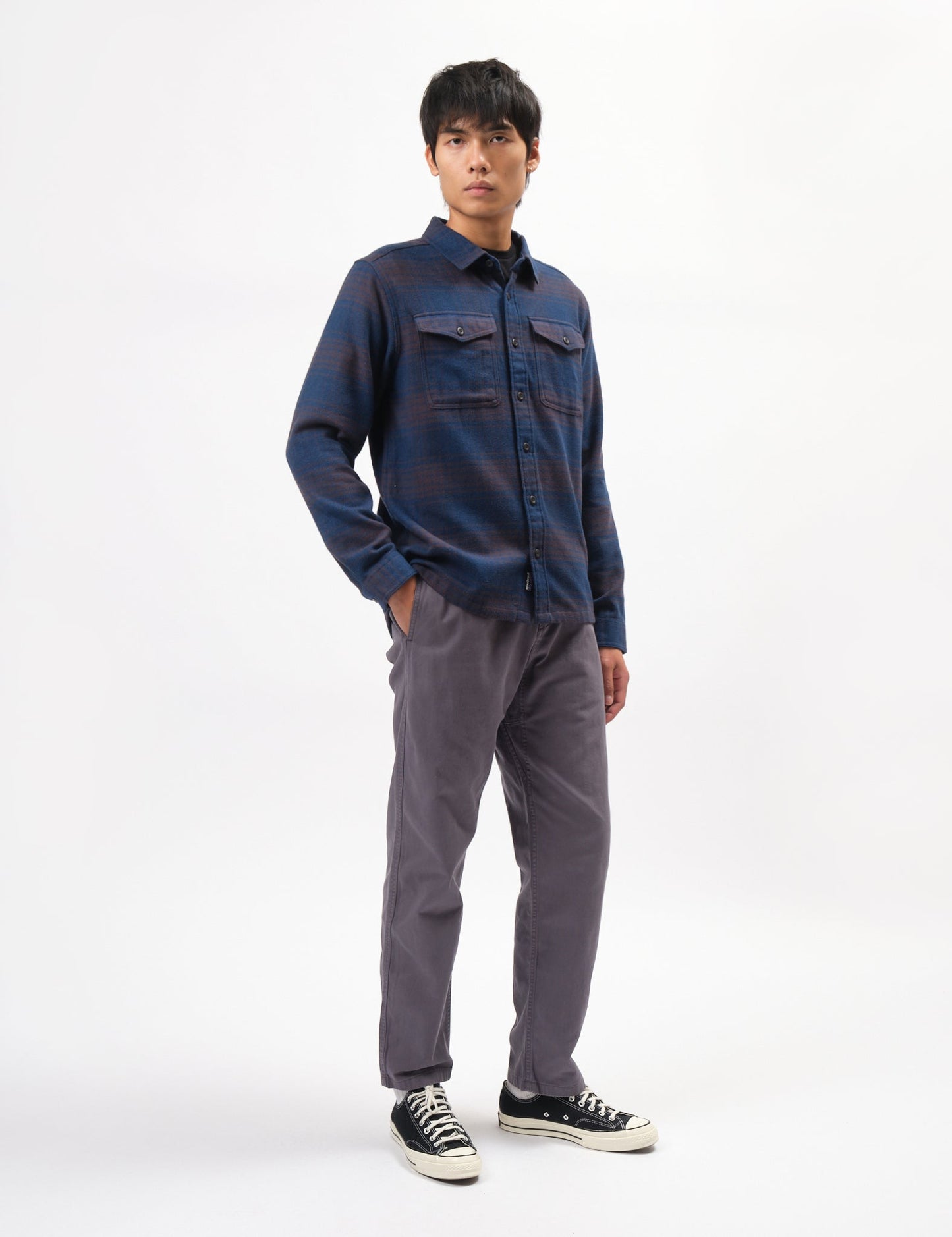 Pata Fjord Flannel Cascade Shirt - Tidepool Blue