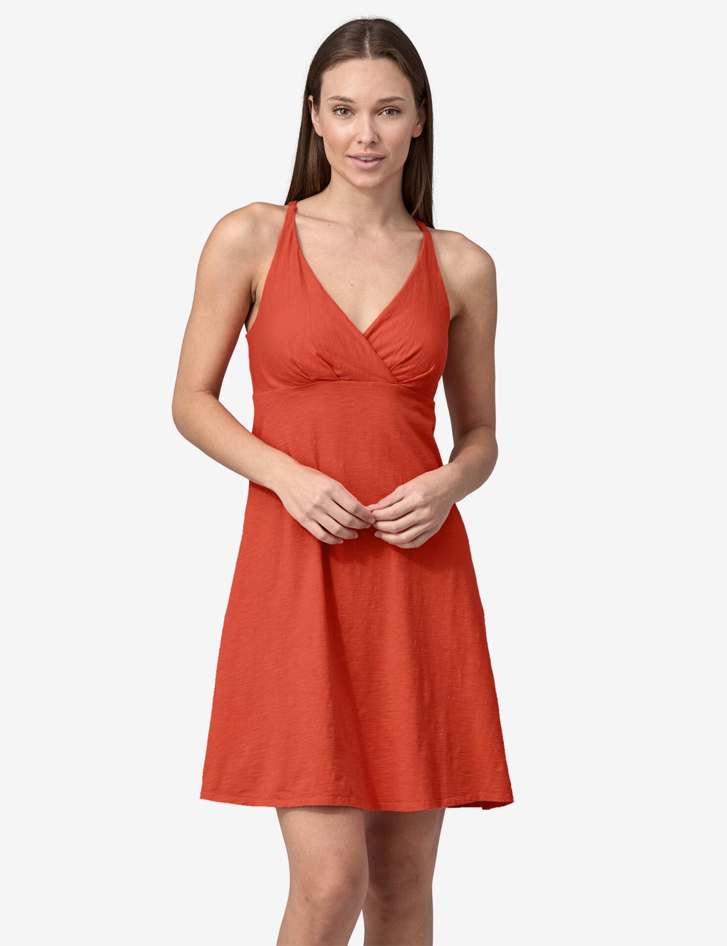 Pata Women's Amber Dawn Dress - Pimento Red