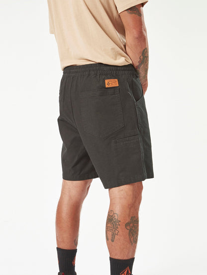 Workwear Caliper Elastic Waist Shorts