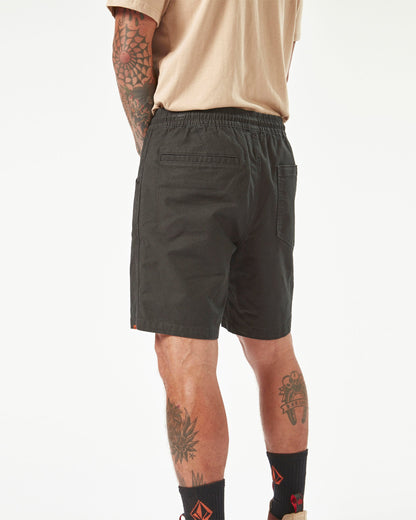 Workwear Caliper Elastic Waist Shorts