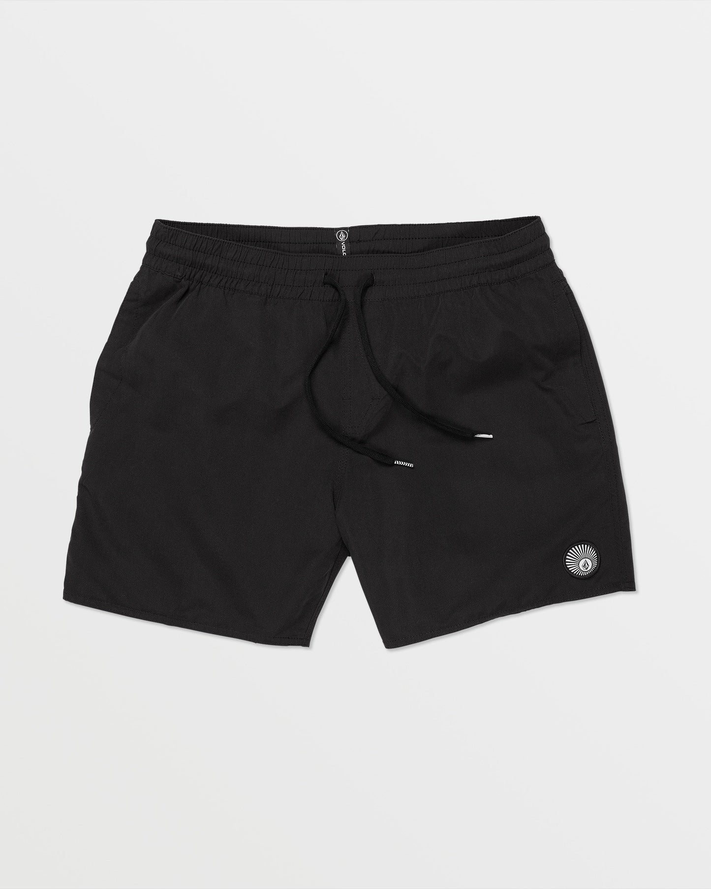 Lido Solid Elastic Waist Trunks