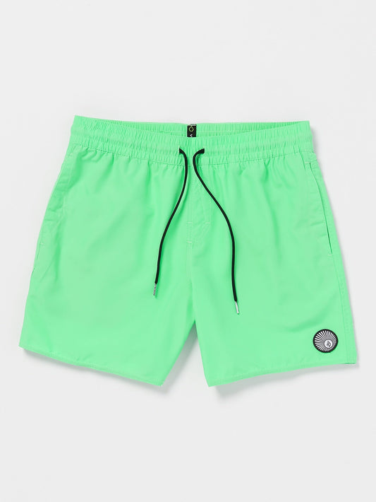 Lido Solid Elastic Waist Trunks