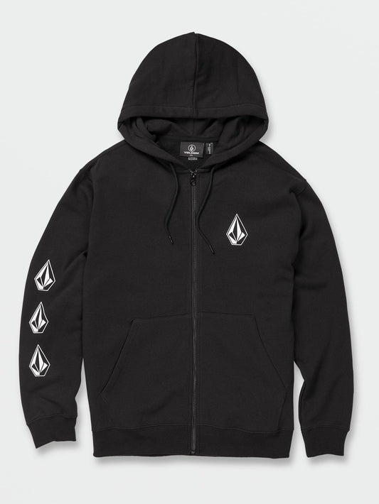 Iconic Stone Zip Fleece Hoodie