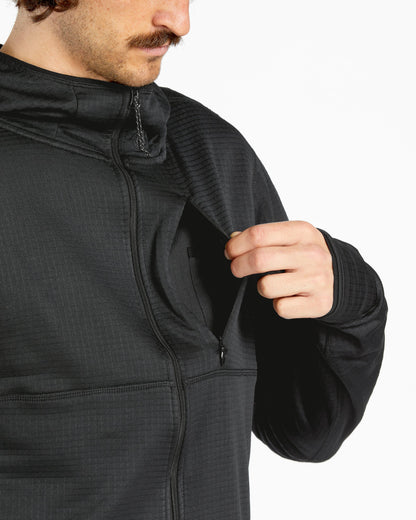 Mens Gridlock Full Zip Fleece