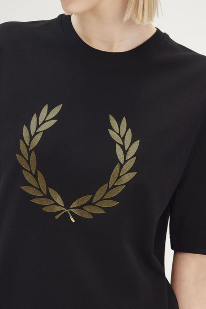 Metallic Laurel Wreath T-Shirt