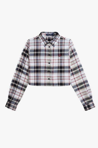 Cropped Check Shirt