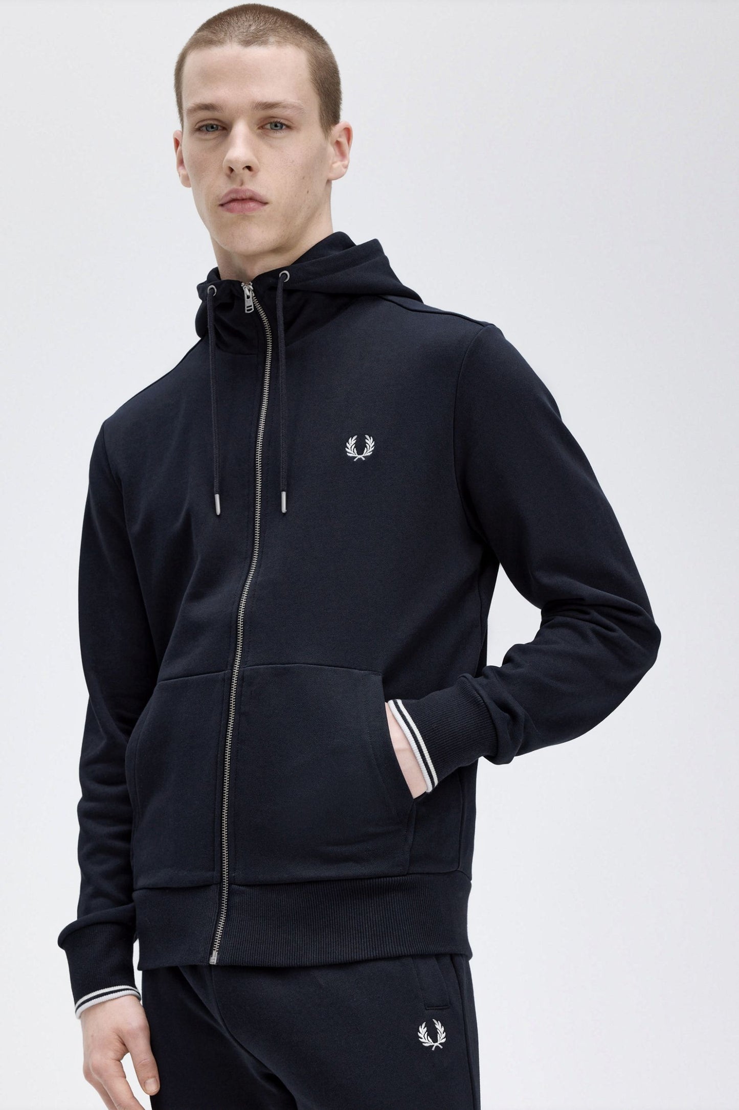 Hooded Zip Through Sweatshirt