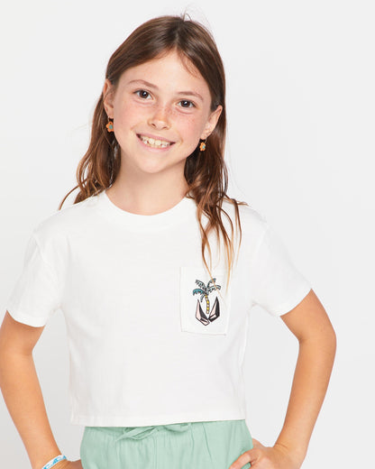 Little Girls Pkt Dial Short Sleeve Tee