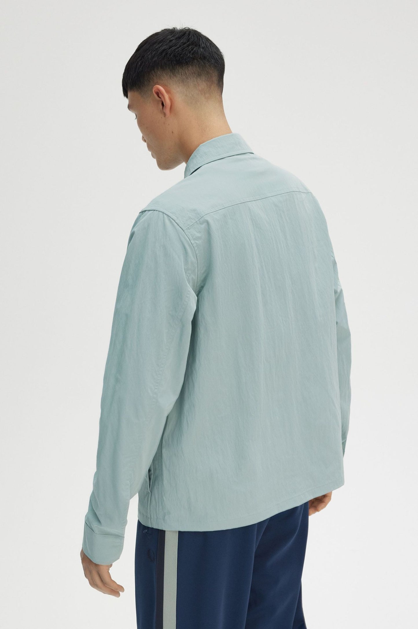 Textured Zip-Through Overshirt