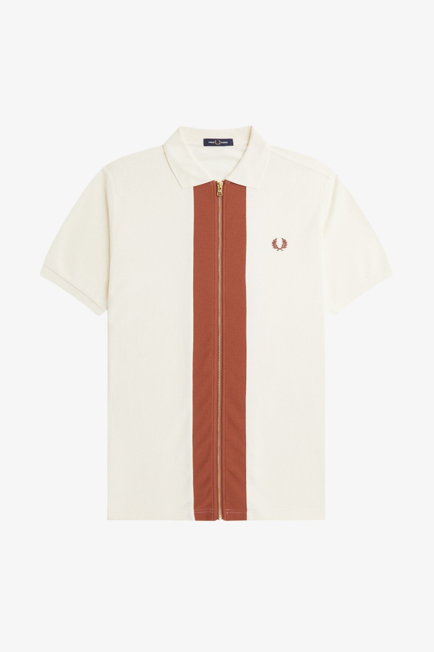 Zip Through Polo Shirt