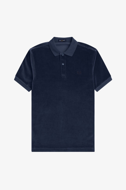 Velour Polo Shirt