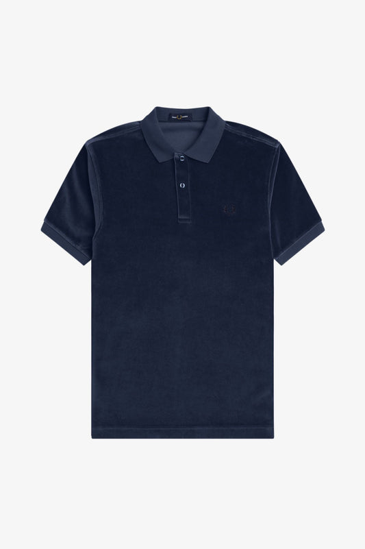 Velour Polo Shirt