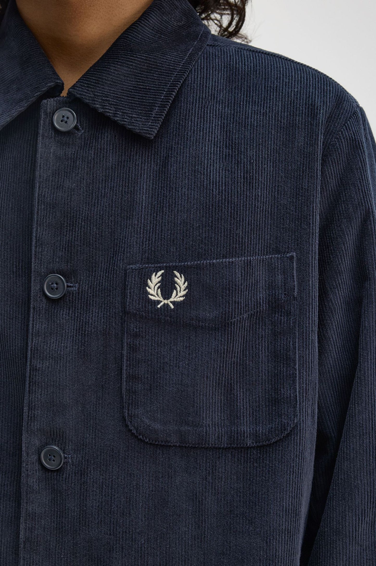 Corduroy Pocket Detail Overshirt