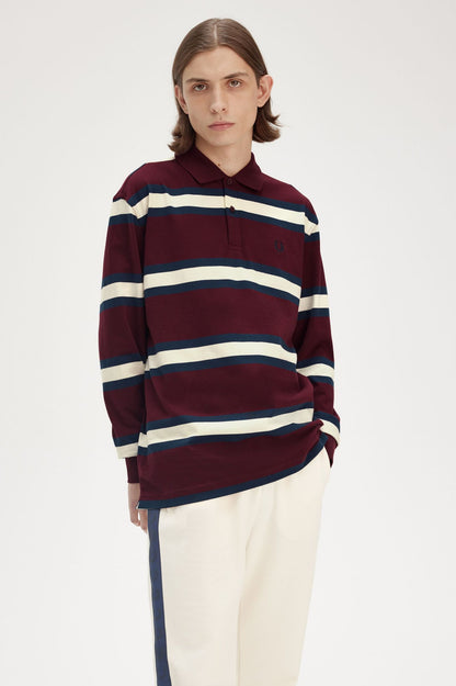 Jersey Stripe Polo Shirt