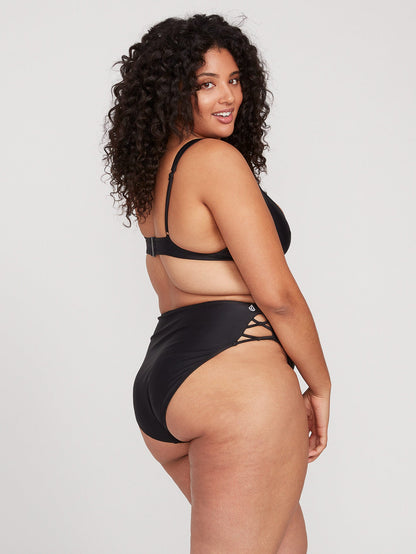 Simply Solid Retro Bikini Bottom Plus Size