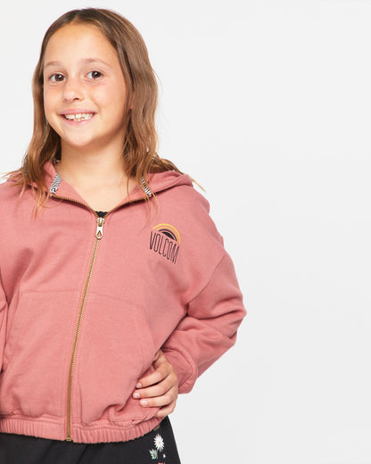 Little Girls Zip Dudette Zip Fleece