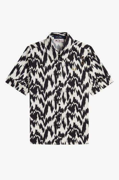 Amy Winehouse FoundationAnimal Print Satin Shirt