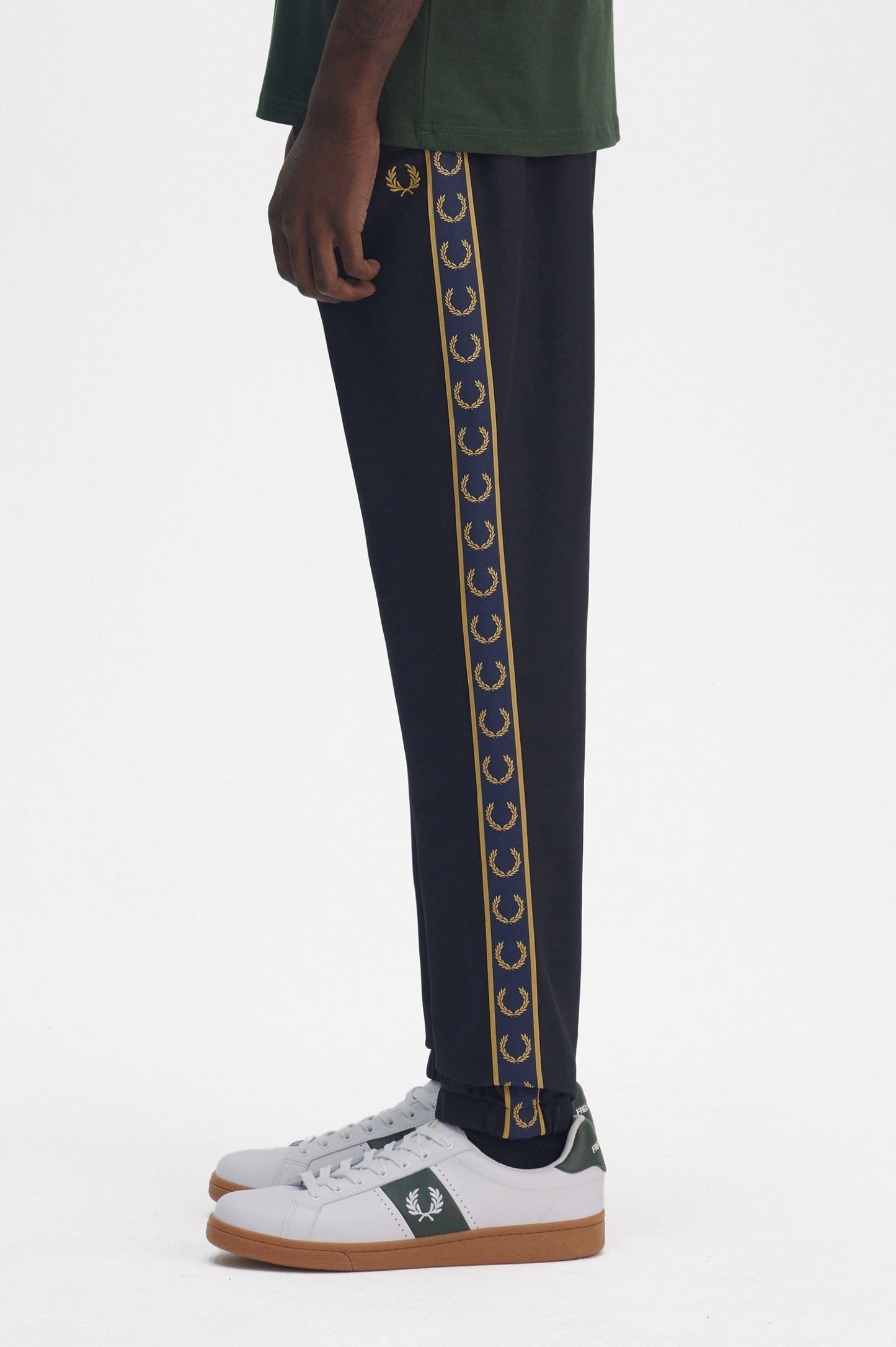 Contrast Tape Track Pants