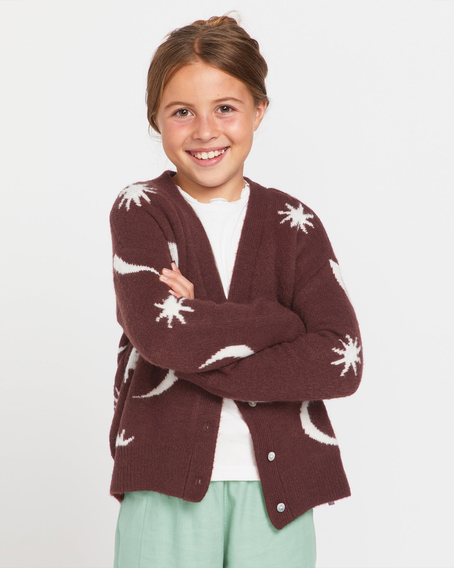 Little Girls Nyte Stone Cardigan